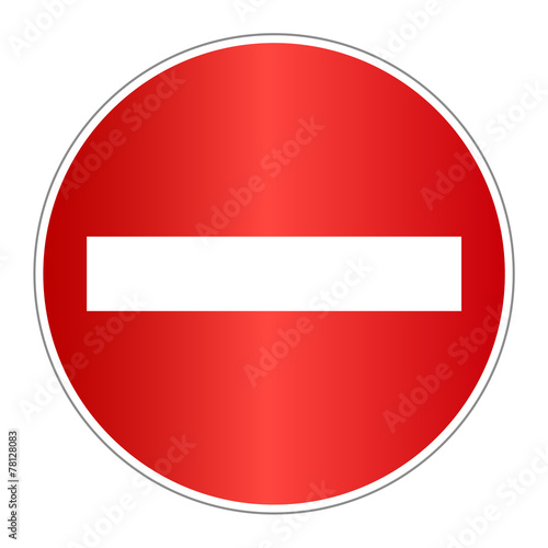 sens interdit
