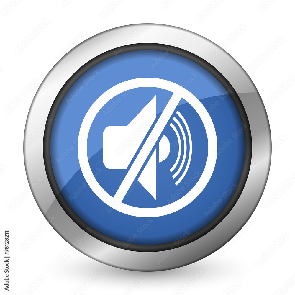 mute icon silence sign mute icon silence sign