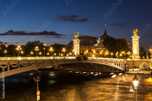 Bridge of the Alexandre III in Paris