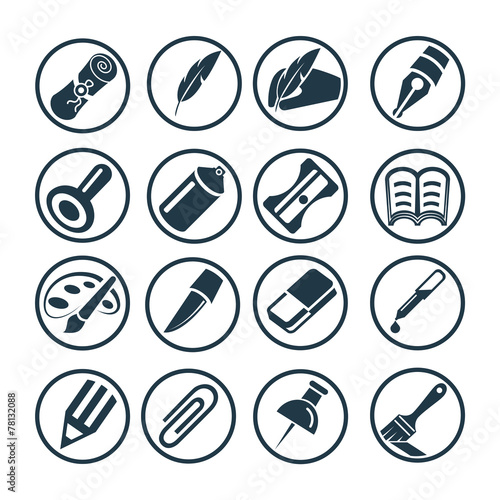 scribe icon set
