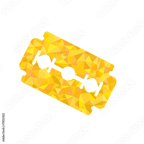 Blade razor  low polygon