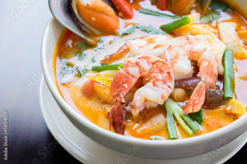Photography Tom yum soup