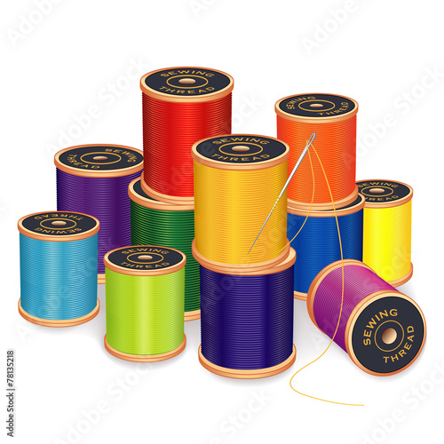Needle, Threads, sew, tailor, quilt, embroider, do it yourself