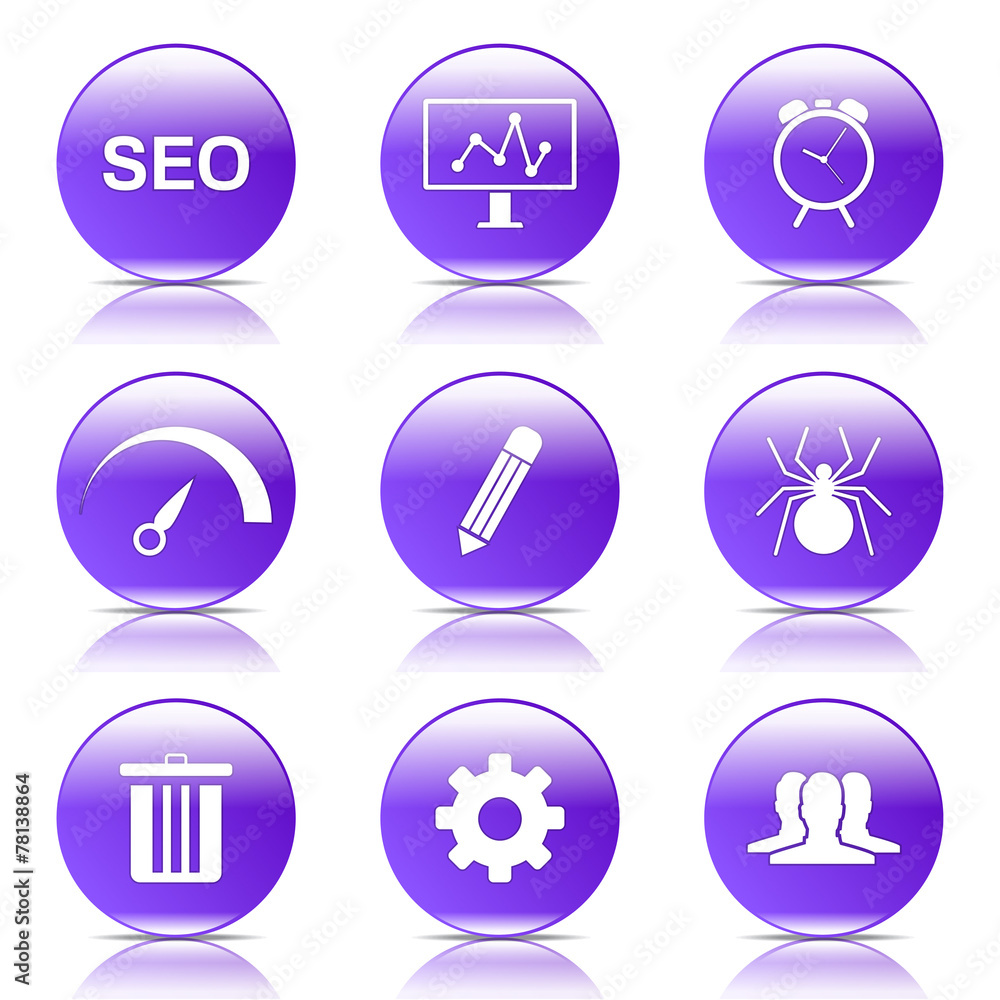 SEO Internet Sign Violet Vector Button Icon Design Set 8 SEO Internet Sign Violet Vector Button Icon Design Set 8