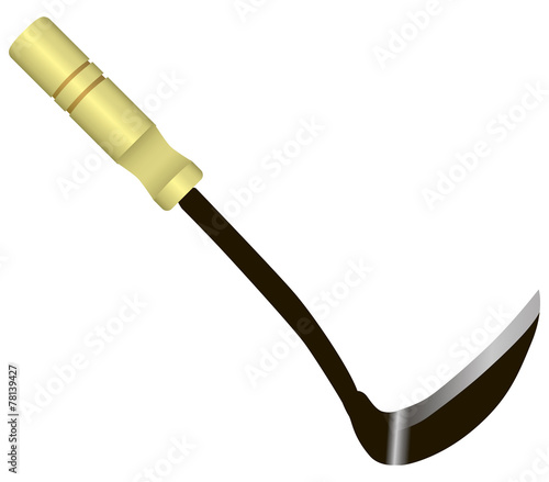 Fotografie Sickle used by peasants from Asia