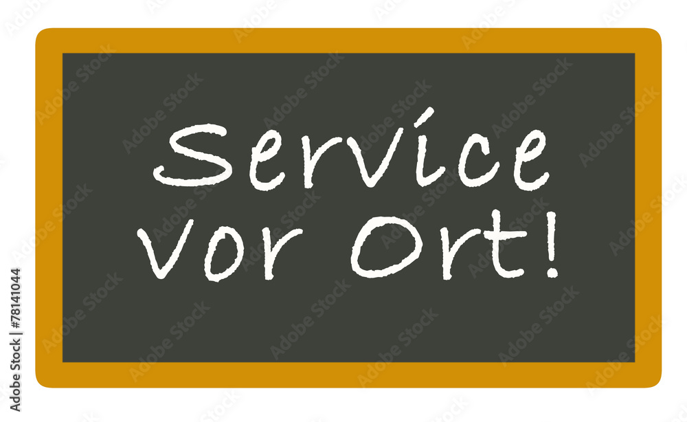 Obraz premium Service vor Ort