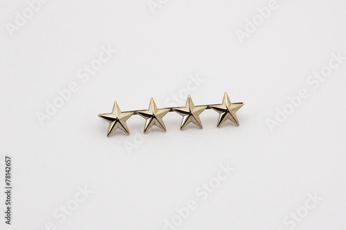 4-Sterne General Abzeichen Pin