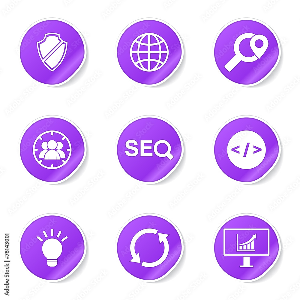 SEO Internet Sign Violet Vector Button Icon Design Set 2 SEO Internet Sign Violet Vector Button Icon Design Set 2