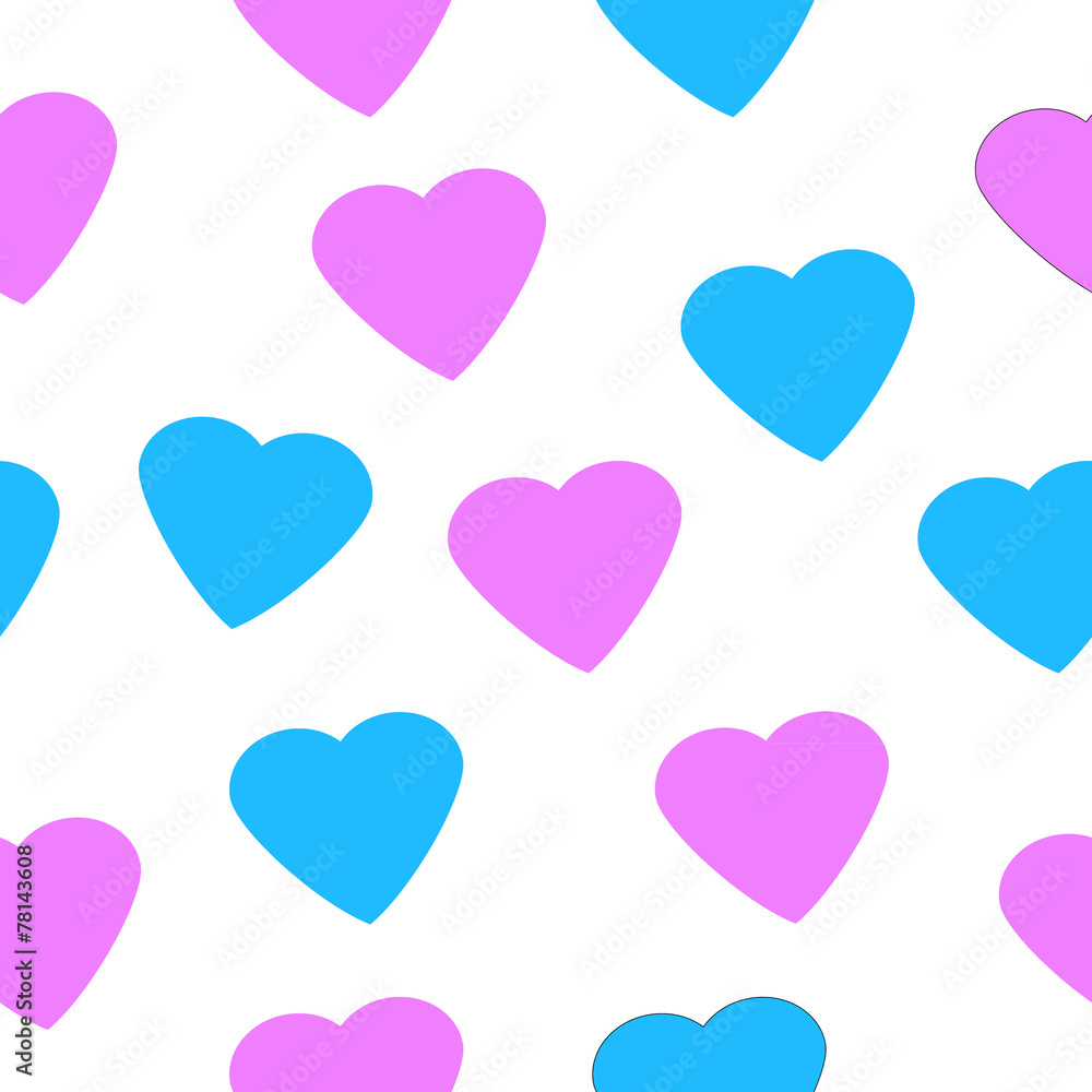 Love heart seamless pattern. Love heart seamless pattern.