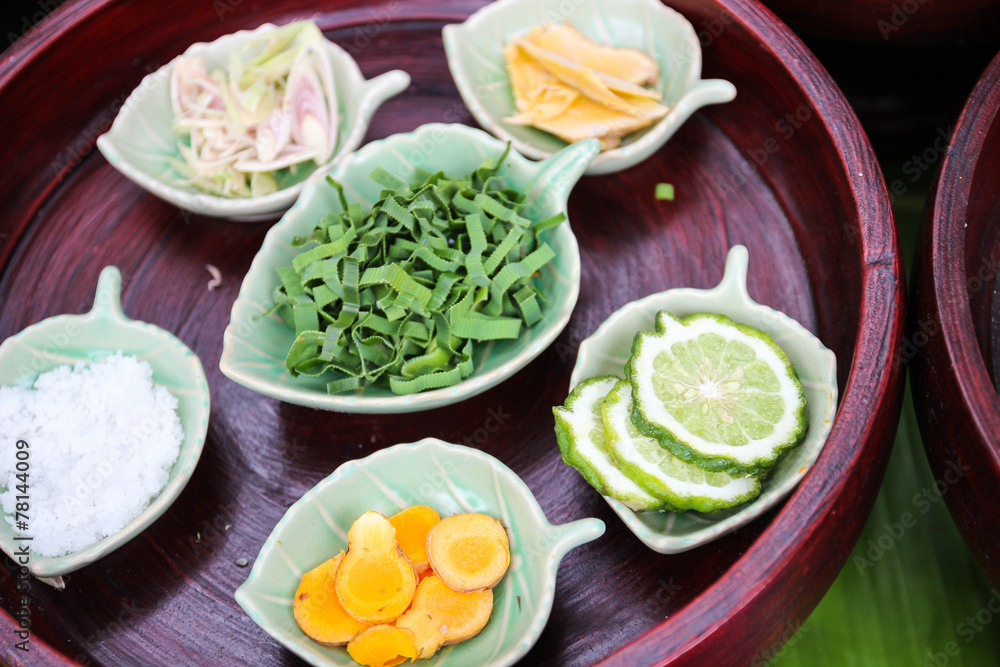 kaffir lime, curcuma, zingiber, camphor, pandanus kaffir lime, curcuma, zingiber, camphor, pandanus