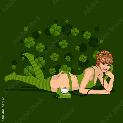 girl with phone