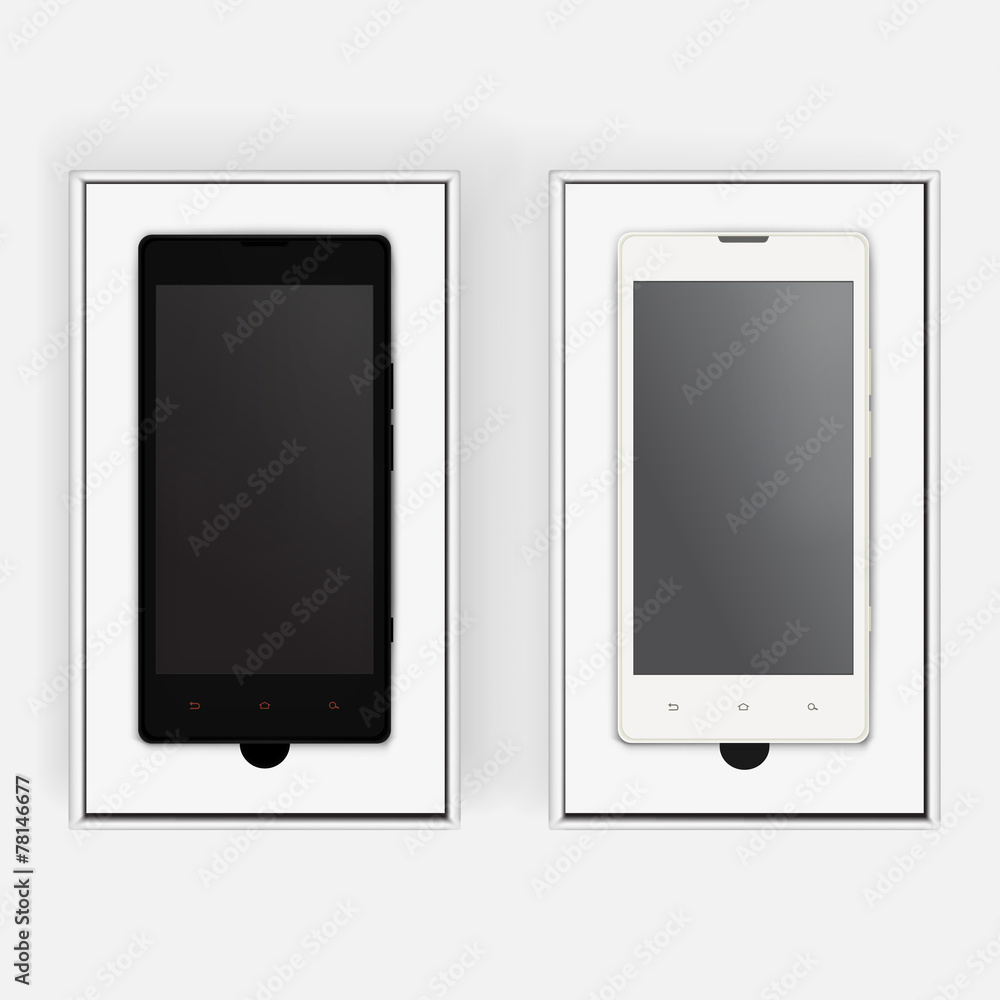 Cell in realistic box for present. Isolated vector Cell in realistic box for present. Isolated vector