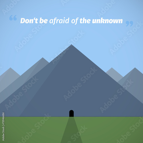 Afraid of the unknown