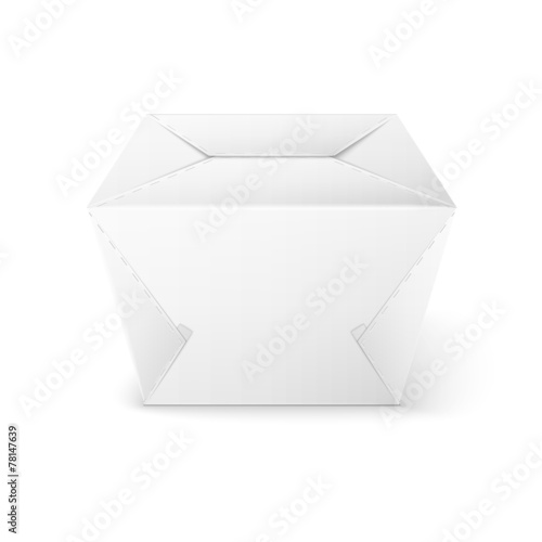 White Product Package Box Mock Up Template