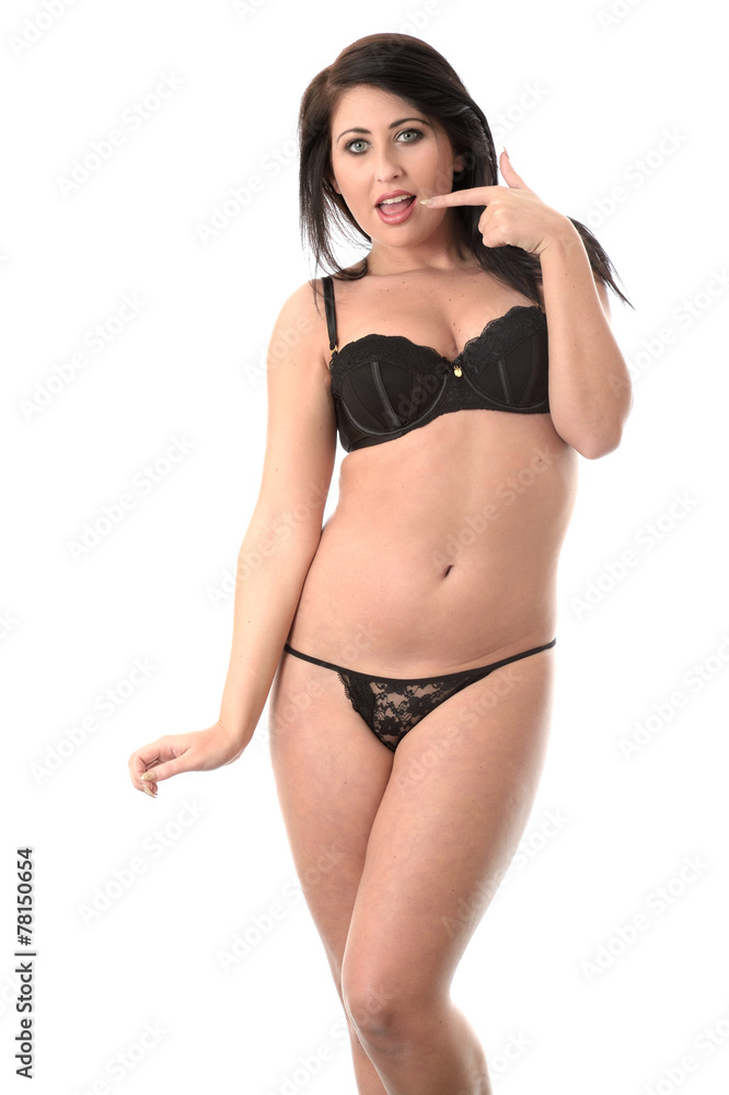 Sexy Young Woman Wearing Lingerie Sexy Young Woman Wearing Lingerie