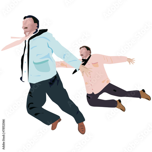 flying people