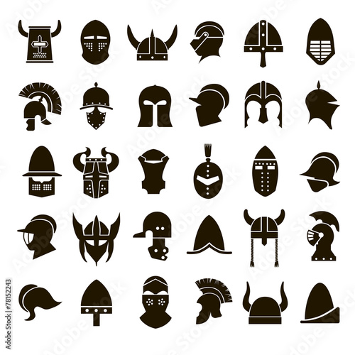 30 icons knight's helmet