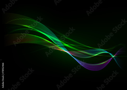 Abstract Lines Vector Background