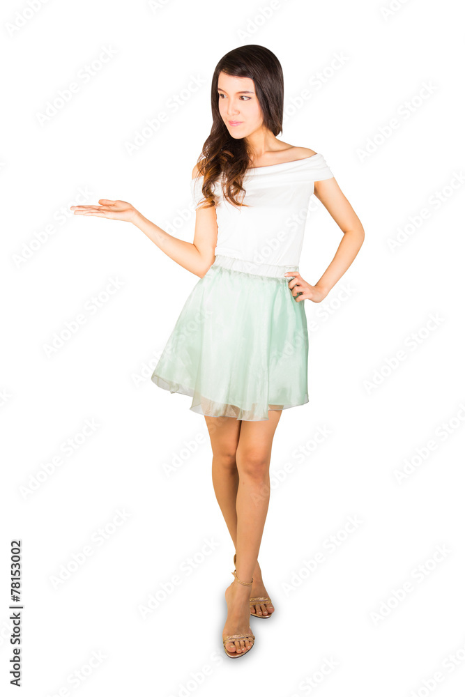 Naklejka premium Beautiful young woman