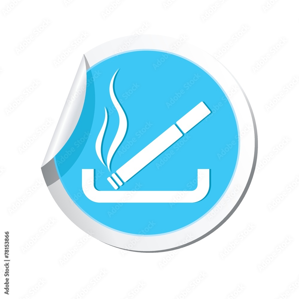 Map pointer with cigarette icon. Smoking sign Map pointer with cigarette icon. Smoking sign