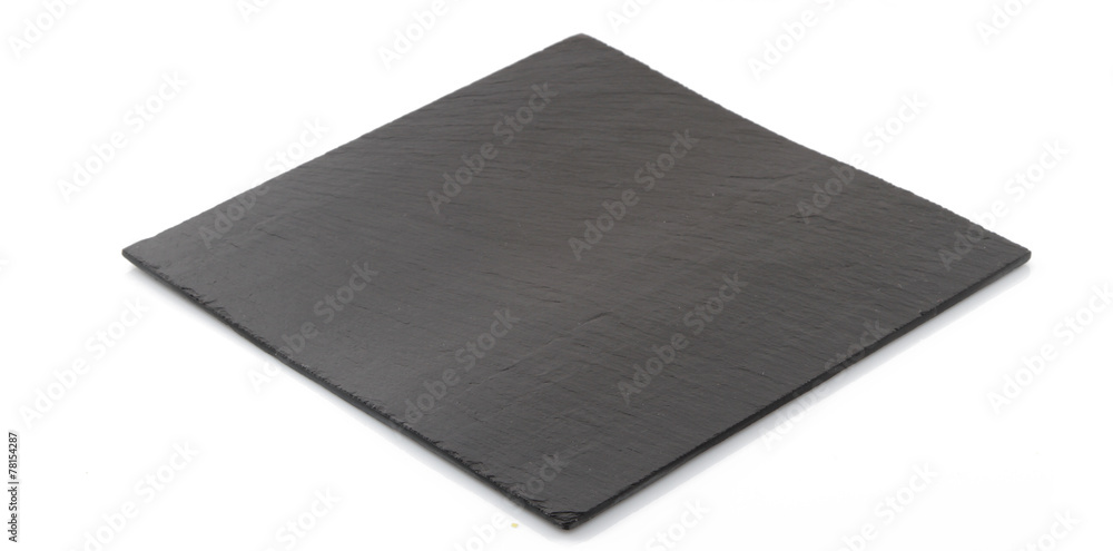 Fototapeta premium Plat carré ardoise