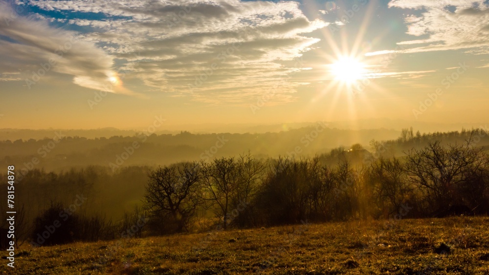 Autumn country landscape