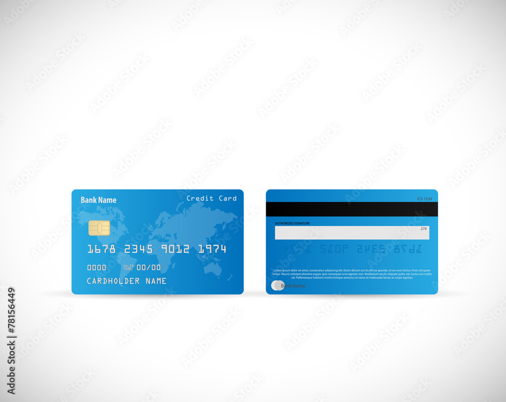 Credit Card Illustration Credit Card Illustration