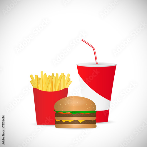 Soda Fountain Drink Illustration