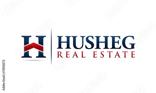 H Initial Letter Real Estate Building Realty logo