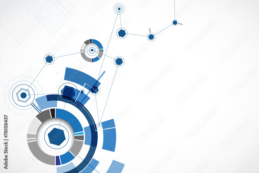 Obraz premium Colorful abstract geometric background for design