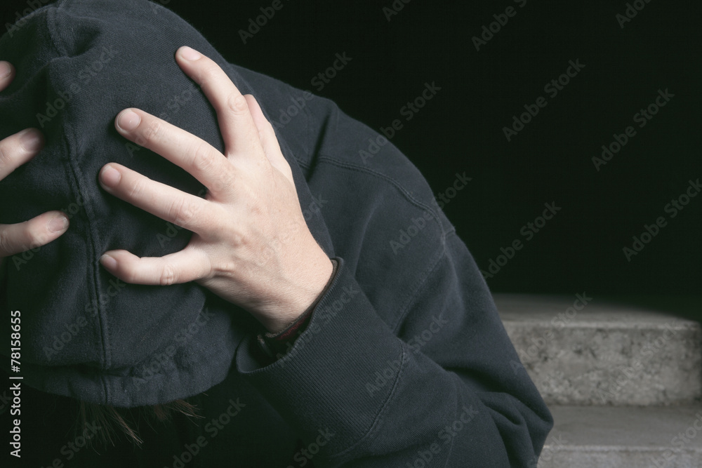 A Young man abandoned lost in depression A Young man abandoned lost in depression
