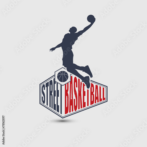 Basketball player  silhouette
