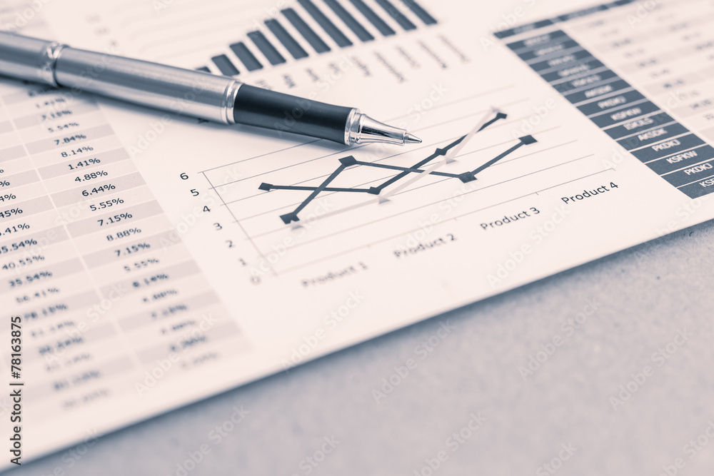 Showing business and financial report. Accounting Showing business and financial report. Accounting