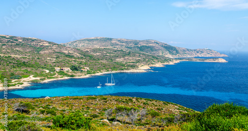 Yacht in the bay