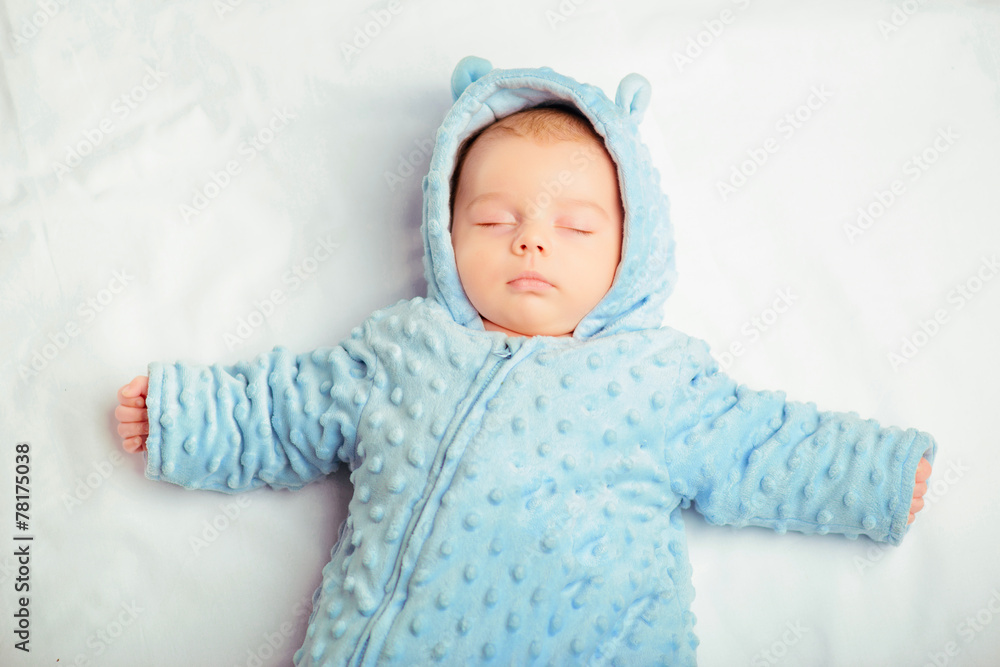 Adorable little baby sleeping Adorable little baby sleeping
