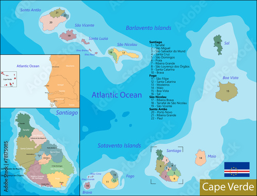 Cape Verde map