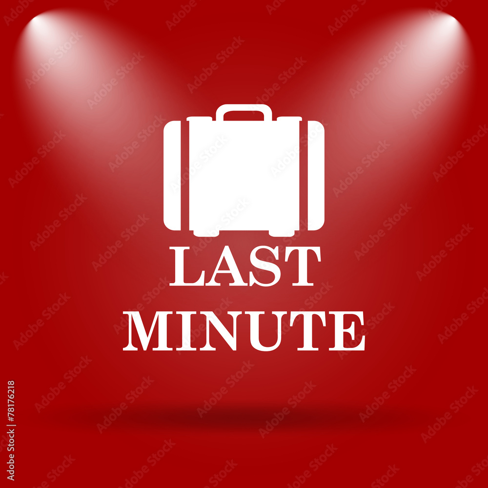 Naklejka premium Last minute icon