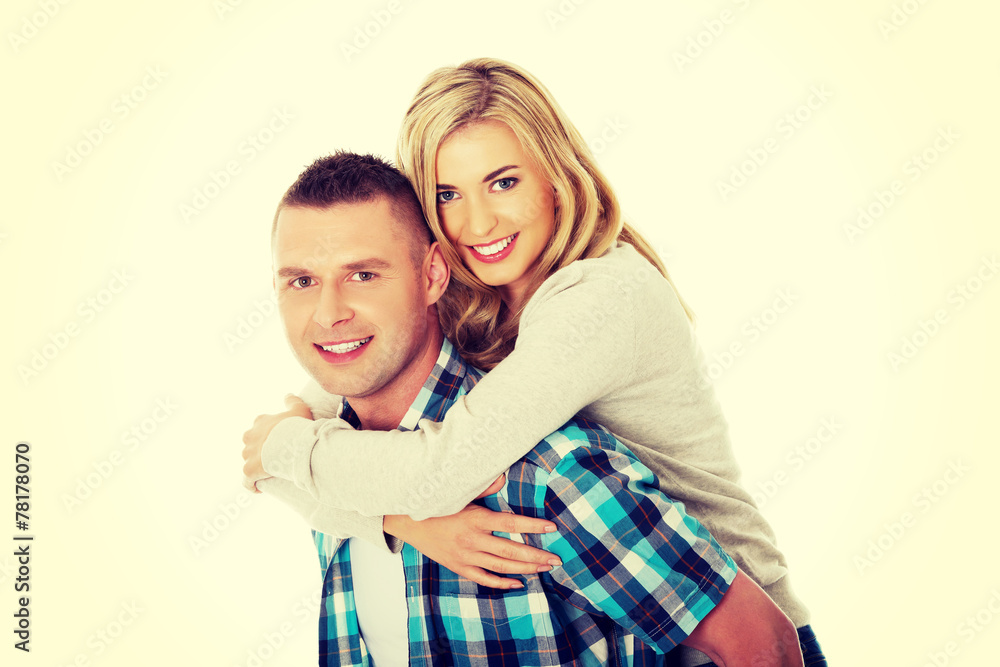 Portrait of happy couple