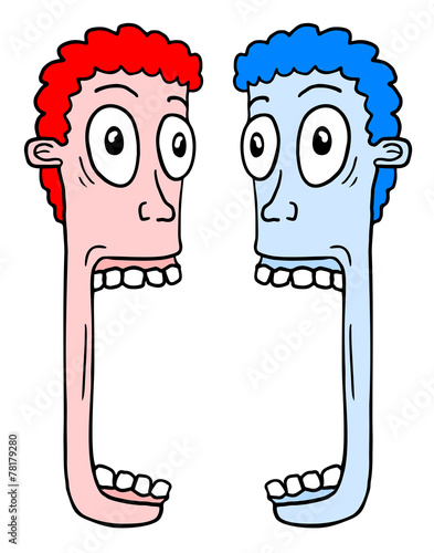 two rare faces