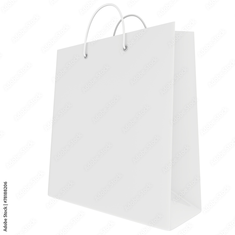 Empty package isolated on white background Empty package isolated on white background
