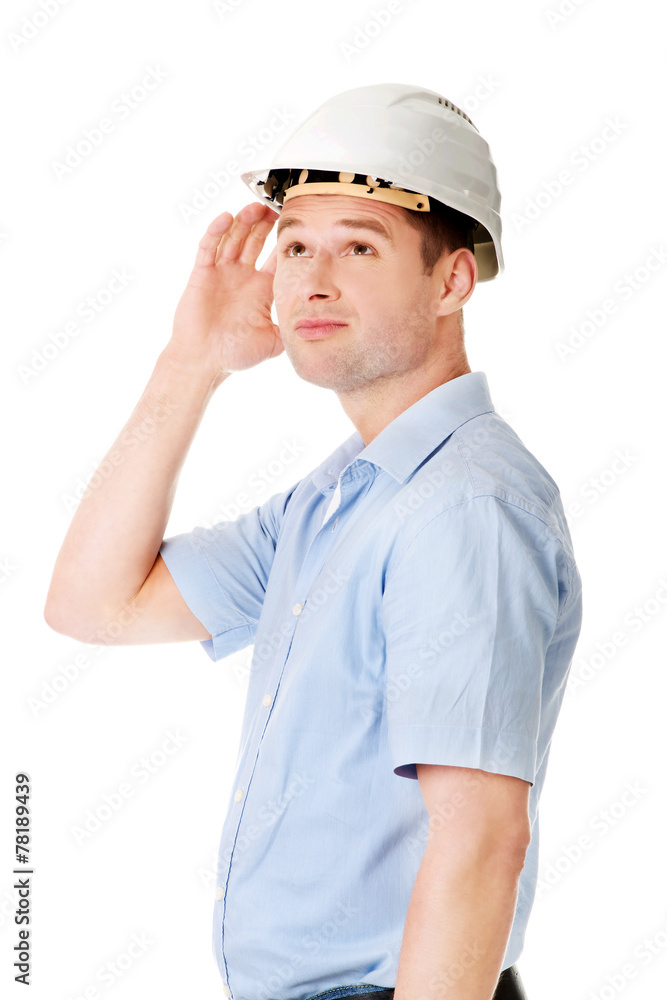 Architect thinking Architect thinking