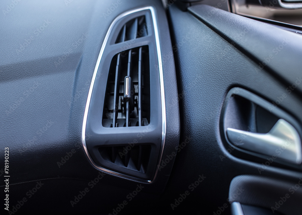 Car interiors details close up