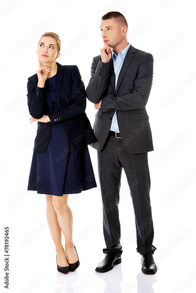 Couple wondering about their corporation Couple wondering about their corporation