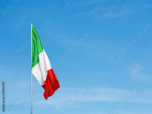 Fotografie flag of Italy