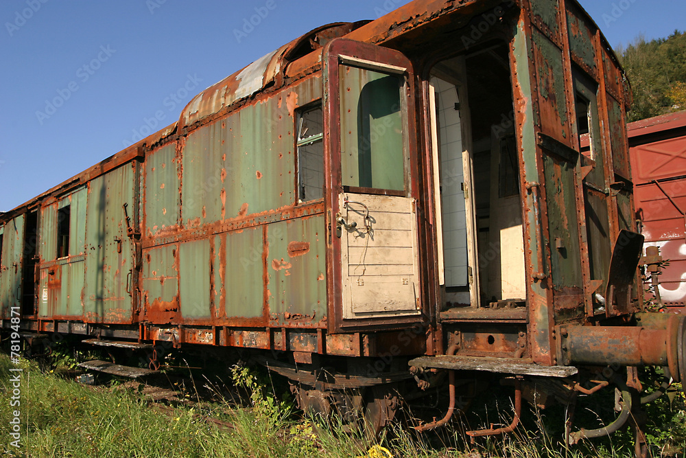 alter Eisenbahnwaggon