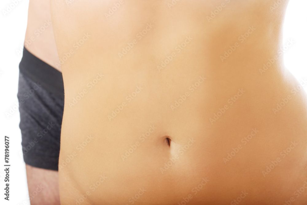 Naklejka premium Man and woman close to each other.