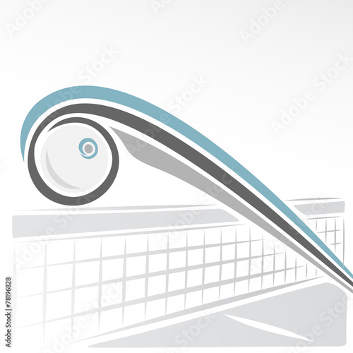 Abstract background on the table  tennis theme