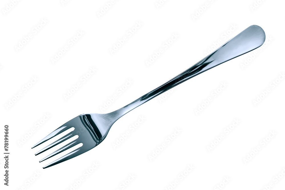 Fork On White Fork On White