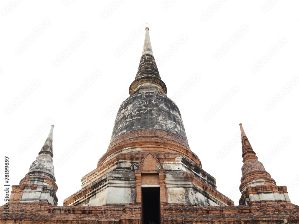 Pagoda at Wat Yai Chaimongkol, Thailand