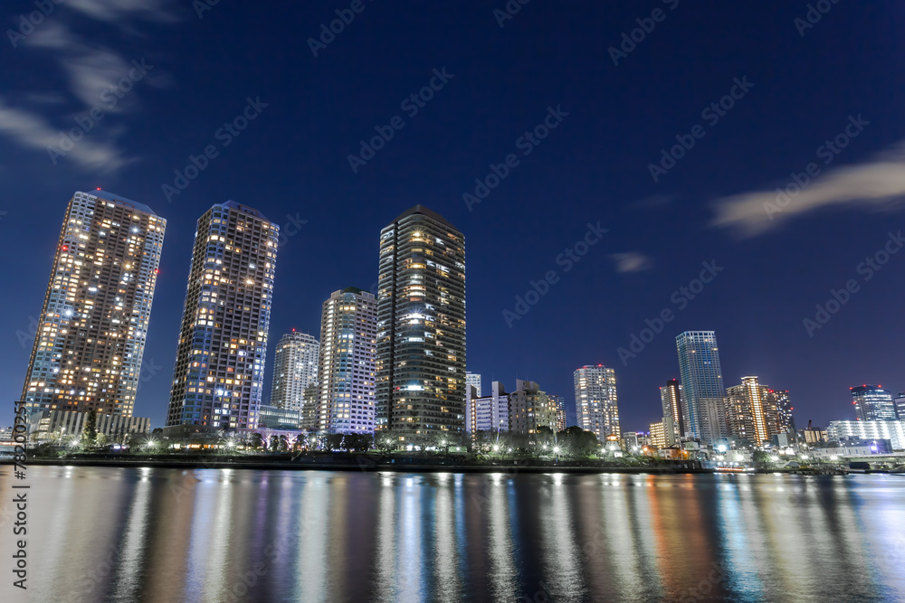 Naklejka premium Dwór w wieży